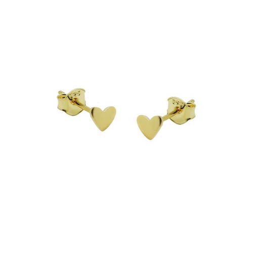 KARMA Jewelry vergulde oorbellen Heart Symbol
