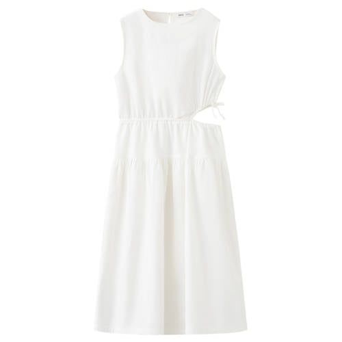 Mango Kids maxi jurk wit