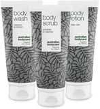 Australian Bodycare Kit voor Keratosis Pilaris en droge huid - 3 producten: Bodywash, scrub & lotionset
