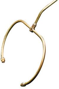 MESTO 3778 tangenmondstuk - Messing - Verstelbaar - Goud