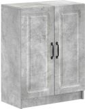 vidaXL UTRECHT Badkamer Opbergkast Betongrijs 59,5 x 31 x 77 cm