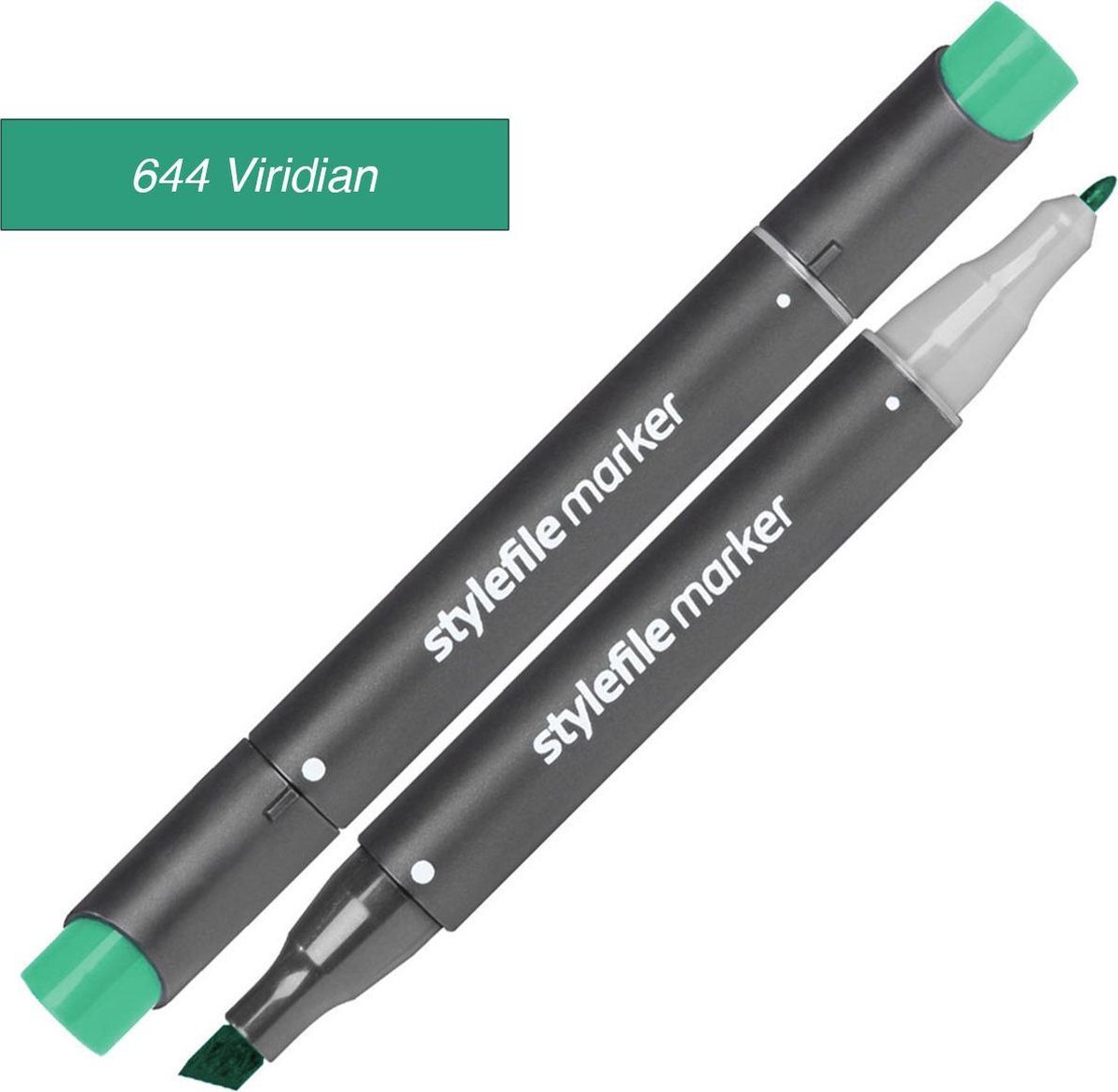 Stylefile Markers Stylefile Twin Marker - Viridiaan - Deze hoge kwaliteit stift is ideaal voor designers, architecten, graffiti artiesten, cartoonisten, & ontwerp studenten