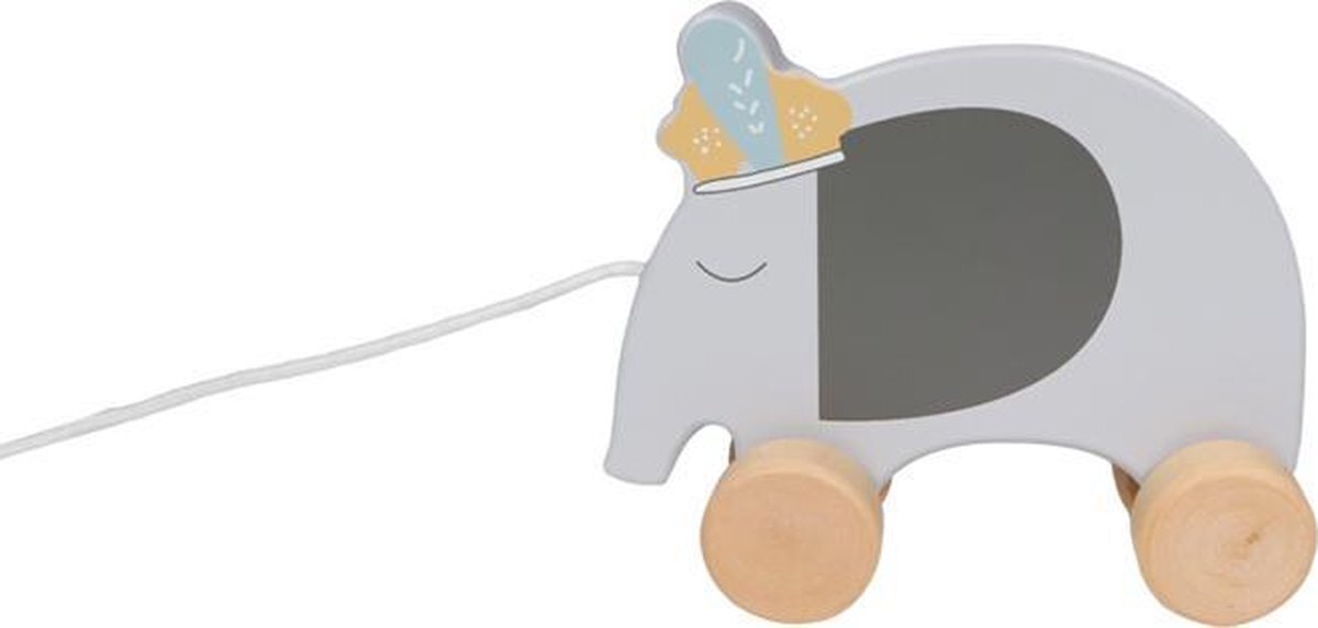 Tryco Tryco - Wooden Elephant Pull-Along Toy