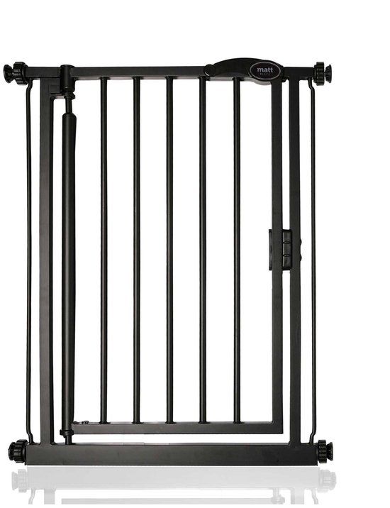 Bettacare Auto-Close Klemhek, Hondenhekje, 68.5cm - 75cm, Grijs