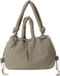 Sans marque Sac fourre-tout matelassé pour femme Sac à bandoulière en duvet doux avec double sangle Sac bandoulière spacieux et élégant pour un usage quotidien, les voyages et le bureau Olive vert
