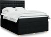 Maison Exclusive - Boxspringbed met matras, noir, 140 x 190 cm, textile