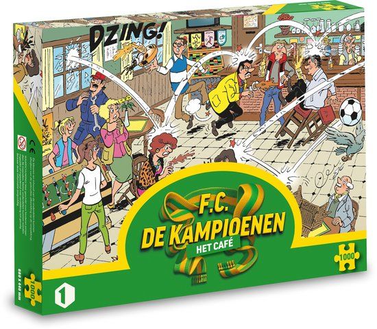 FC De Kampioenen F.C. De Kampioenen puzzel - Het cafe - 1000 stukjes - Cartoon/Fantasie/Televisie en Film