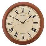 Seiko Wandklok bruin kunststof slepende seconden QXA713T