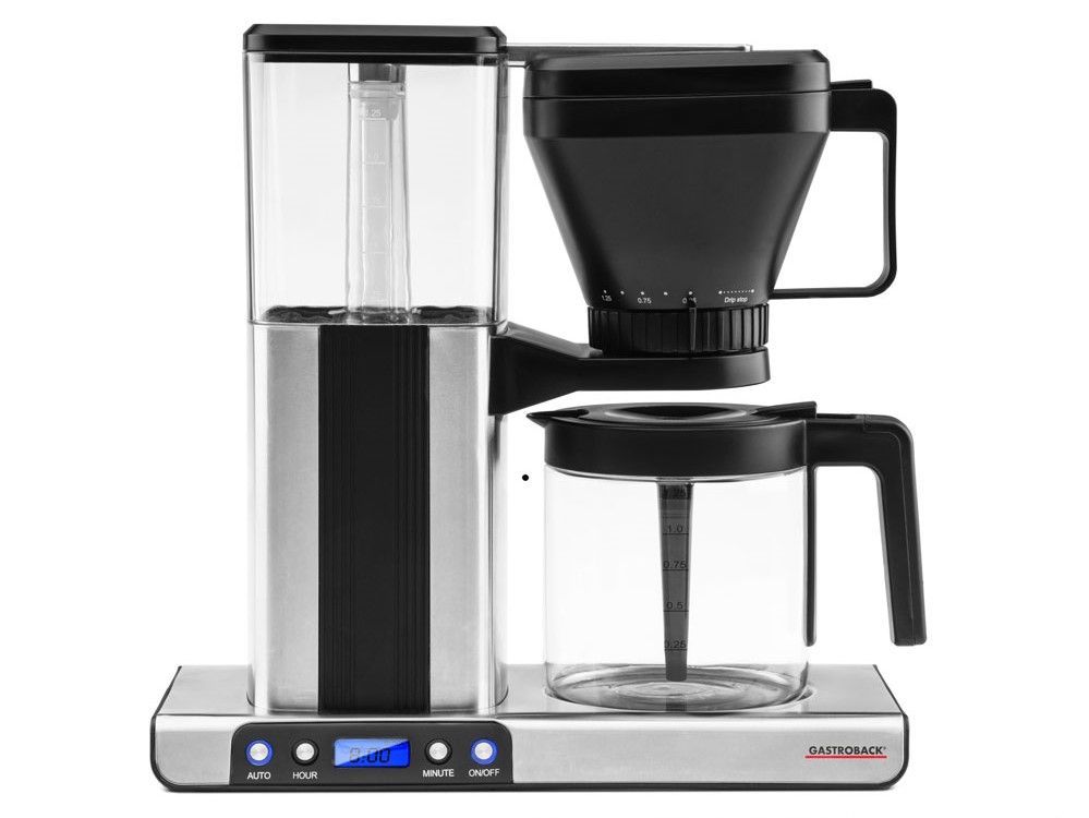 Gastroback Design Brew Advanced Filter Coffee Machine - 1.25L - Black/Stainless Steel