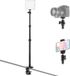 MOJOGEAR DS4 Uitschuifbaar Statief met Tafelklem - Verstelbaar 42-100 cm - Met Balhoofd en Telefoonhouder - Metaal