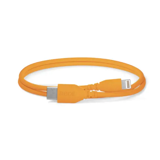 Rode RODE SC21 30cm USB-C to Lightning Cable, Orange