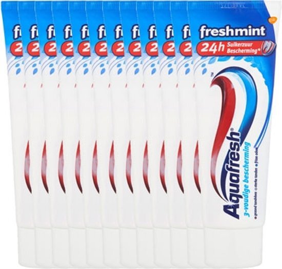 Aquafresh Freshmint Tandpasta 12x 75 ml