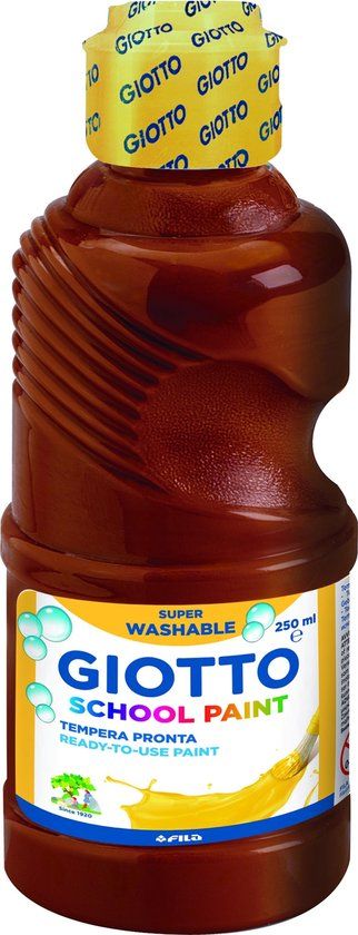 Giotto Plakkaatverf School Paint Junior 250 Ml Bruin