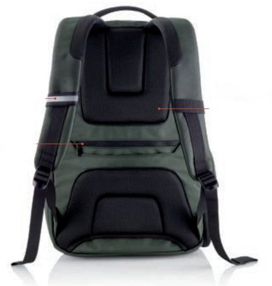 Miquelrius Bag To Work - Rugzak voor notebook - maat M - 16" - groen