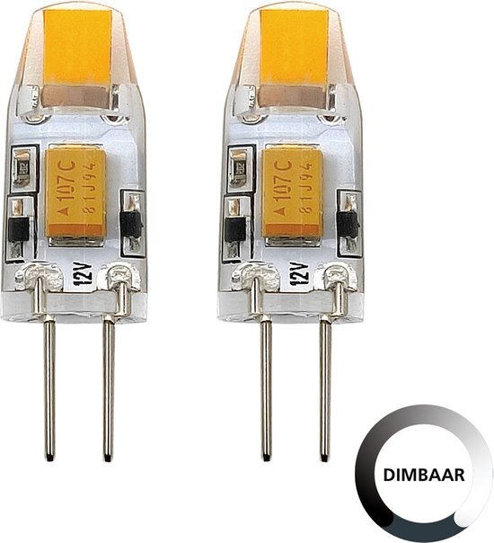 EGLO LED Lichtbron set 2 stuks - G4 - 3,1 cm - Dimbaar - 1,2W - 2700K