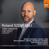 Outhere Toccata Classics Roland Szentpáli: Three concertos (CD)