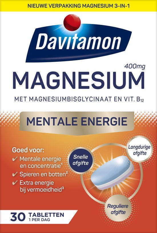 Davitamon Magnesium Triple Layer - 30 tabletten