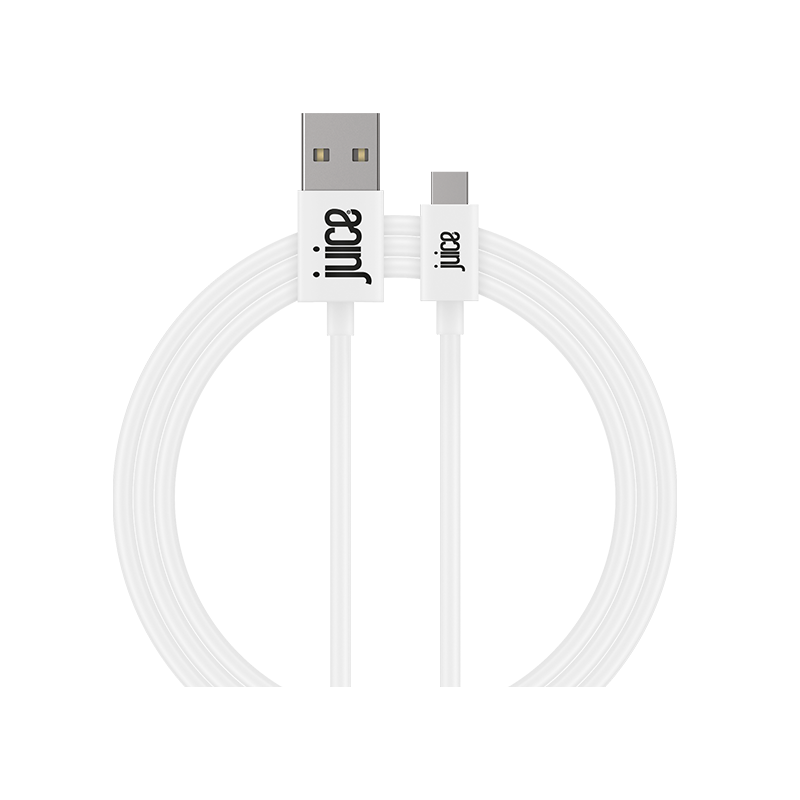 Juice JUI-CABLE-TYPEC-1M-RND-WHT - USB-kabel - 1 m - Wit