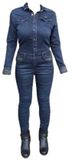 Overlap Tess Overall Blauw 26 Vrouw