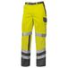 BP 2213-840-8653-43/44n werkbroek met elastisch rugdeel, 31% polyester/28% modacryl/20% viscose/20% aramide/1% andere vezels, waarschuwingsgeel/donkergrijs, 43/44N maat