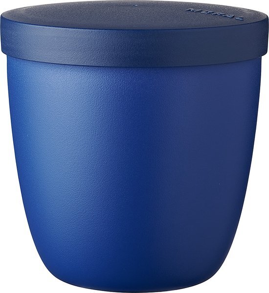 Mepal Snackpot Ellipse - Praktische container voor het bewaren en vervoeren van levensmiddelen - geschikt voor diepvriezer - Vaatwasmachinebestendig - 500 ml - Vivid Blue