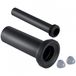 Geberit PE aansluitgarnituur voor WWC d 110 met 2 chroomkleurige afdekkappen L: 300 mm