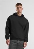 Urban Classics Fluffy hoodie Heren Trui met capuchon - zwart - L