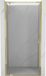 Mexen Exo porte de douche pivotante 65 cm, verre transparent, or