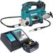 Makita DGP 180 RF1 pistolet à graisse sans fil 18 V 690 bar + 1x batterie rechargeable 3.0 Ah + chargeur