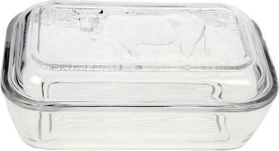 Luminarc Botervloot Glas Met Opdruk - Transparant