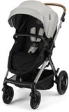 Kinderkraft MOOV 2 XL AIR Kinderwagen – Reiswieg, Wandelwagen & MINK PRO i-Size Autostoel – Grijs
