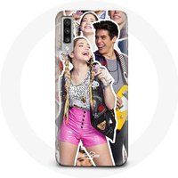 Maniacase Hoesje voor Samsung Galaxy A50 Volg je dromen Mía Cáceres en Álvaro Paz