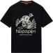 NAPAPIJRI Shirt 'S-CABIN' zwart / natuurwit