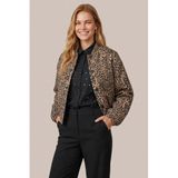 CS the Label tussenjas met panterprint - beige