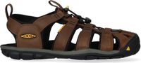 Keen Clearwater Heren Wandelsandalen Dark Earth/Black - Maat 40