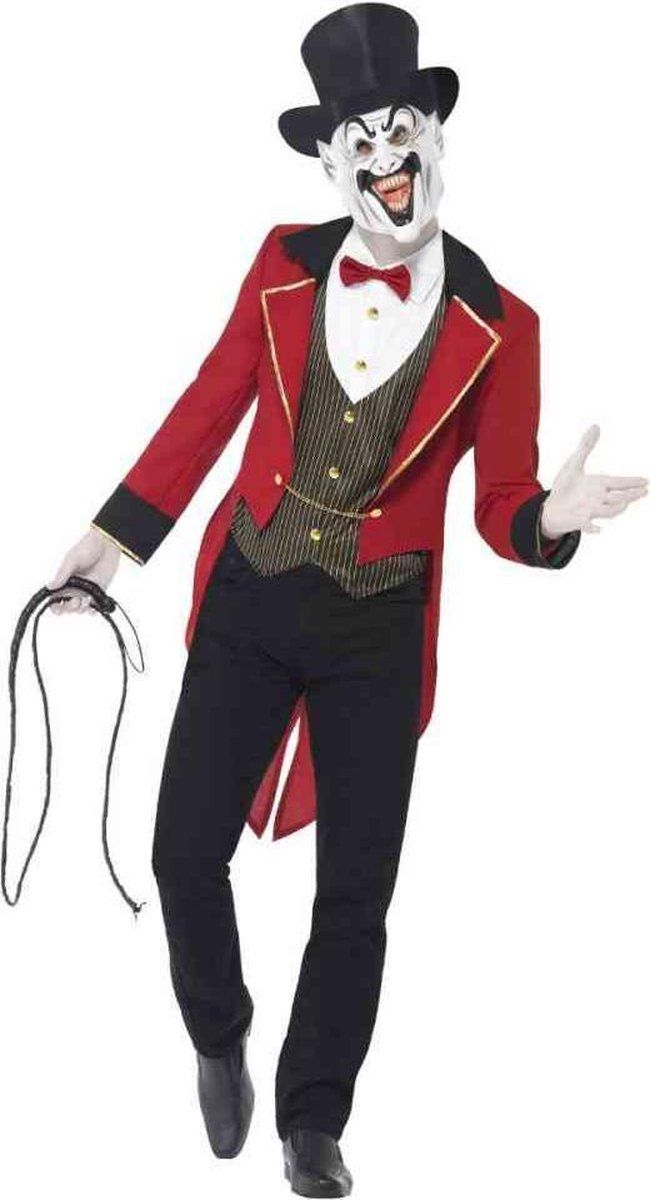 Smiffys Sinister Ringmaster Costume - Red - Polyester - EAN: 5020570962343