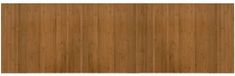 vidaXL Tapis rectangulaire 60x200 cm bambou brun