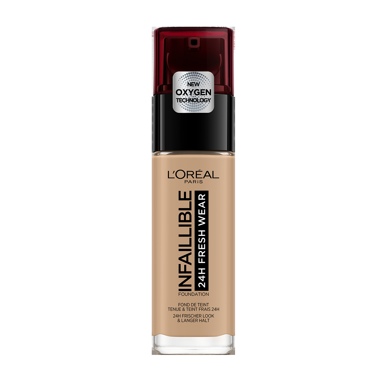 L'Oréal Make-Up Designer Infallible 24HR Fresh Wear Foundation - 150 Radiant Beige - Langhoudende Foundation met SPF 25 - 30 ml