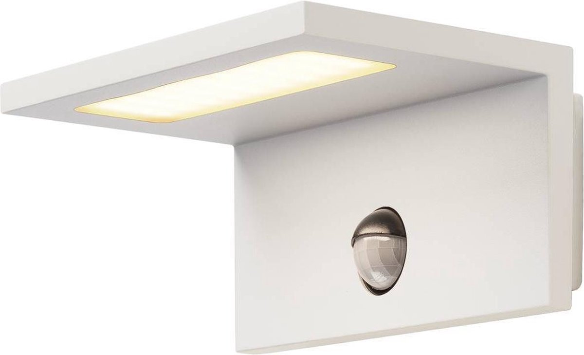 SLV buiten wandlamp Led Sensor - wit