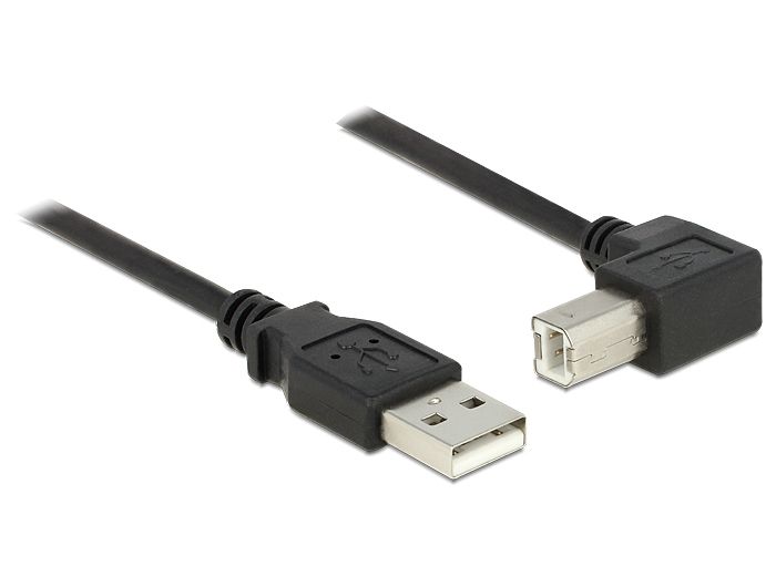 DeLOCK USB 2.0-A - USB 2.0-B Kabel - 5m - Zwart