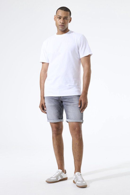 Garcia Heren Effen Shorts Grijs