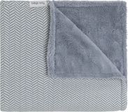 Baby's Only Ledikantdeken teddy Dawn - Nordic Blue/Ecru - 100x135 cm