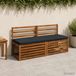 vidaXL - Coussin de banc - VUGHT - Bleu foncé