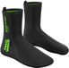 Mad Wave Chaussettes de natation en néoprène pour eaux libres XXS Noir/Vert