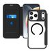 4smarts Urban Pro Flip case Noir pour Apple iPhone 17 Pro