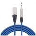 Studiospares Pro Neutrik XLR Male - Balanced Jack Mogami Cable, 2.5m Blue