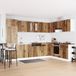 vidaXL Keukenkast Kalmar Oudhout 80 x 46 x 81,5 cm Bewerkt hout