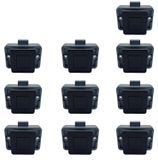 Merkloos Omgoods RV Metalen Drukknop Kastsloten Set van 10 - Sleutelloos voor Camper en Boot