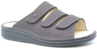 Finn Comfort KORFU - Wijdte H Bruine Leren Heren Slippers Maat 41