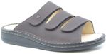 Finn Comfort KORFU - Wijdte H Bruine Leren Heren Slippers Maat 41